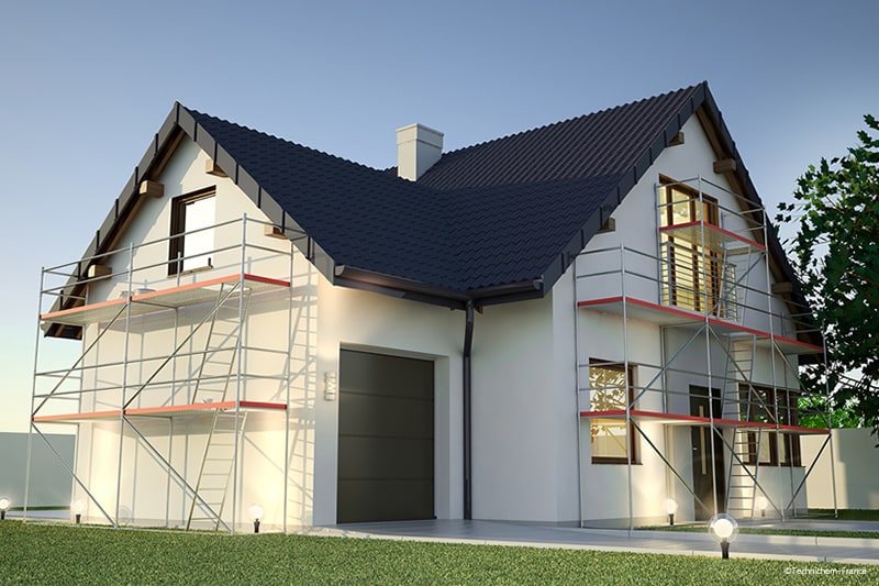 Revêtement semi-épais D3 de protection pour la rénovation des façades
