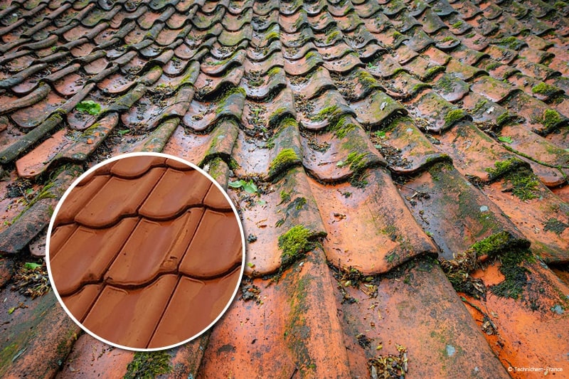 Nettoyant décapant puissant désinfectant à utiliser avant rénovation des toitures