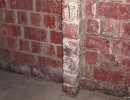 traitement salpetre mur porteur en briques dans cave